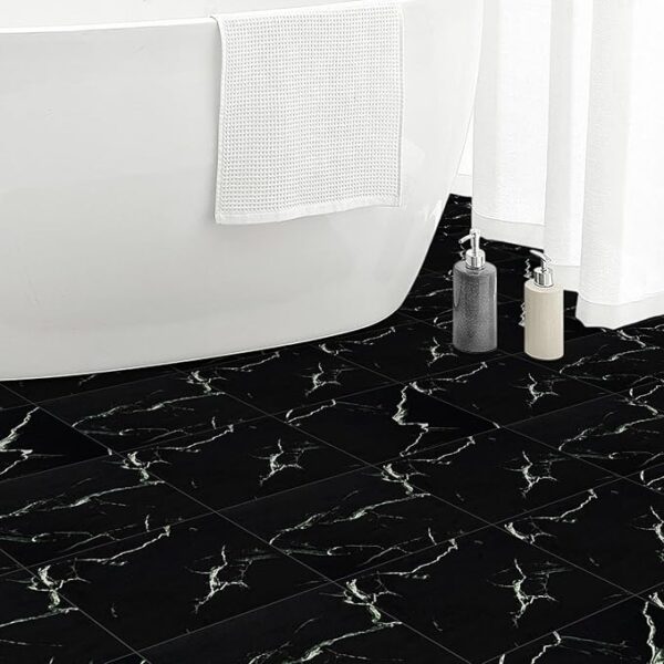 Black Marble Self-Adhesive Vinyl Flooring Stick